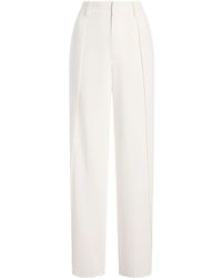 Cinq À Sept - Becca Pleat-detailing Tailored Trousers - Lyst