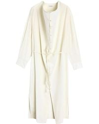 Lemaire - Maxikleid Mit Kragen - Lyst