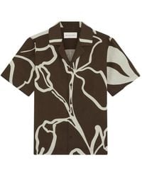 Frescobol Carioca - Roberto Abstract-Print Short-Sleeved Shirt - Lyst