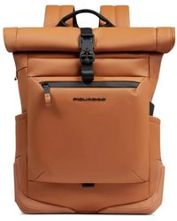 Piquadro - Sac À Dos Imperméable À Dessus Roulé - Lyst