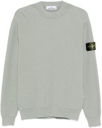 Stone Island - Ribbed Soft Organic Cotton Crewneck - Lyst