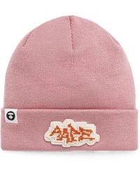 Aape By A Bathing Ape - Logo-Patch Beanie Hat - Lyst