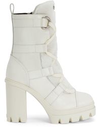 Giuseppe Zanotti - Leyre Leather Ankle Boots - Lyst