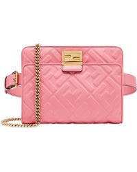 fendi belt bag pink