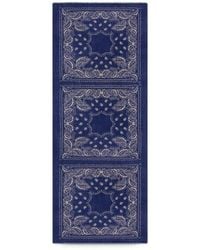 Hartford - Écharpe Bandana Effilochée À Motif Cachemire - Lyst