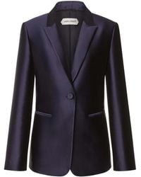 Alberta Ferretti - Single-Breasted Blazer - Lyst