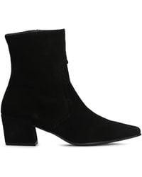 Pedro Miralles - Rafaela Braided-Trim Ankle Boots - Lyst