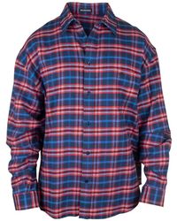 Balenciaga - Classic Checked Cotton Shirt - Lyst