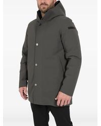 Rrd - Hooded Buttoned Parka - Lyst
