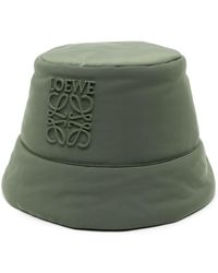 Loewe - Cappello da pescatore in nylon imbottito con logo applicato - Lyst