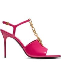 Balmain - Sync Pointed-Toe Sandals - Lyst