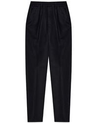 Eleventy - Elasticated-Waistband Pleated Trousers - Lyst