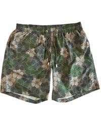 MC2 Saint Barth - Floral-Print Drawstring-Waist Swim Shorts - Lyst