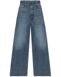 Sportmax - Vaqueros Con Cinturón - Lyst