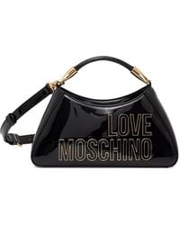 Love Moschino - Logo-Plaque Tote Bag - Lyst
