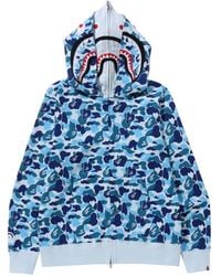 A Bathing Ape - Full-Zip Camouflage-Print Hoodie - Lyst
