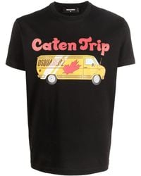 DSquared² - Caten Trip Graphic T-shirt - Lyst