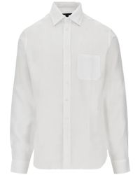Sease - Classic Bd Linen Chest-Pocket Shirt - Lyst