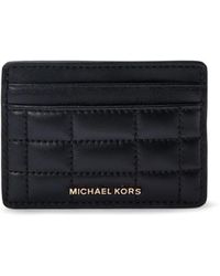 Michael Kors - Quilted Card Holder - Lyst
