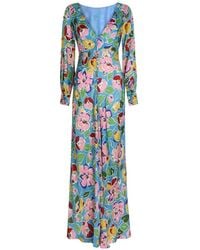 RIXO London - Vestido Marni Con Cuello En V - Lyst