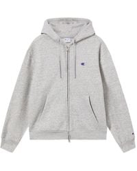 Champion - Modern Heritage Logo-Embroidered Zip-Up Hoodie - Lyst
