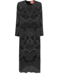 La DoubleJ - Robe Swing Mi-Longue - Lyst