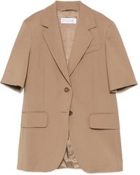 Max Mara - Kurzärmeliges OTTUSO Blazer mit fallendem Revers - Lyst