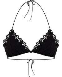 Ulla Johnson - Lace-Trim Bikini Top - Lyst