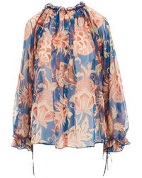 Etro - Floral Top - Lyst