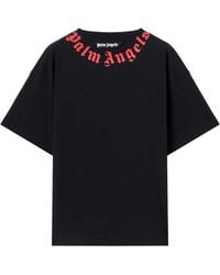 Palm Angels - Neck Logo Regular Tee - Lyst