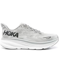 Hoka One One - Gerippte Clifton 9 Sneakers - Lyst