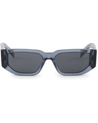 Prada - Triangel-Sonnenbrille Mit Logo - Lyst