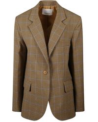 Frankie Shop - Lyra Houndstooth Blazer - Lyst