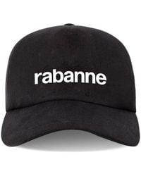 Rabanne - Logo-Print Cotton Cap - Lyst
