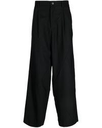 Undercover - Pleat-detailing Straight-leg Trousers - Lyst