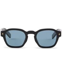 Prada - Occhiali Da Sole Con Iconica Placca - Lyst
