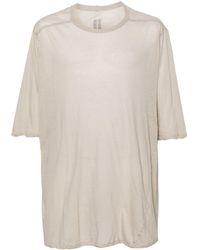 Rick Owens - Mélange Organic Cotton T-shirt - Lyst