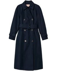 Twinset - Twill Trench Coat - Lyst
