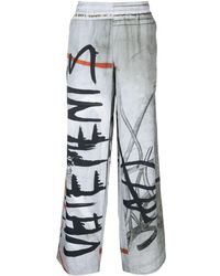 Vetements - Graffiti Logo-print Track Pants - Lyst