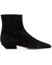 Paris Texas - Bettina Pointed-Toe Suede Boots - Lyst