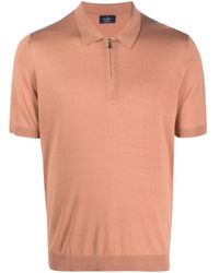 Barba Napoli - Zip-up Short-sleeved Polo Shirt - Lyst