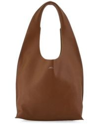 A.P.C. - Le Neige Clou Leather Tote Bag - Lyst