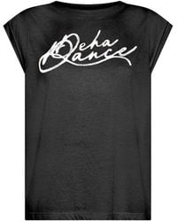 Deha - T-Shirt À Ornements Strassés - Lyst