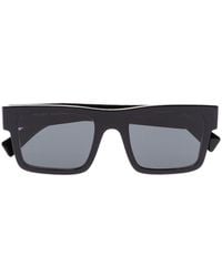 Prada - Logo-print Square-frame Sunglasses - Lyst