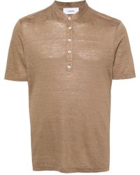 Lardini - Fine-knit Slub T-shirt - Lyst