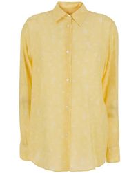 Grifoni - Floral-Print Long-Sleeve Shirt - Lyst
