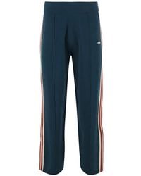 Autry - Logo-Embroidered Striped-Trim Track Pants - Lyst