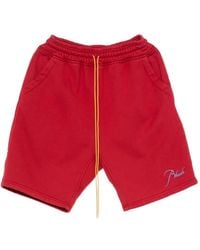 Rhude - Logo-Embroidered Drawstring Shorts - Lyst
