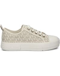 MICHAEL Michael Kors - Evy Logo-Print Sneakers - Lyst