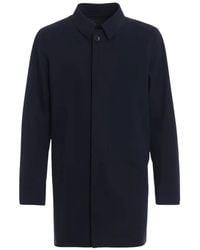 Herno - Manteau À Fermeture Dissimulée - Lyst
